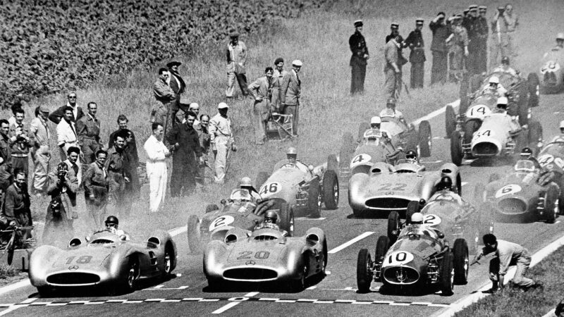 2 Karl Kling Mercedes 1954 French GP