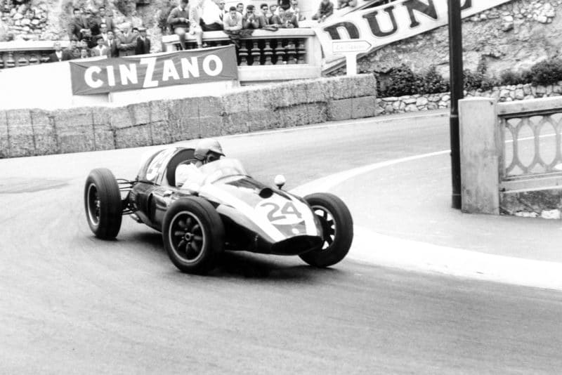 Jack Brabham driving his Cooper T51-Climax.