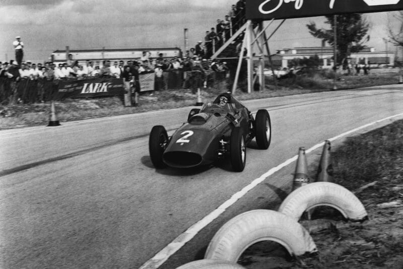 Tony Brooks in a Ferrari Dino 246.