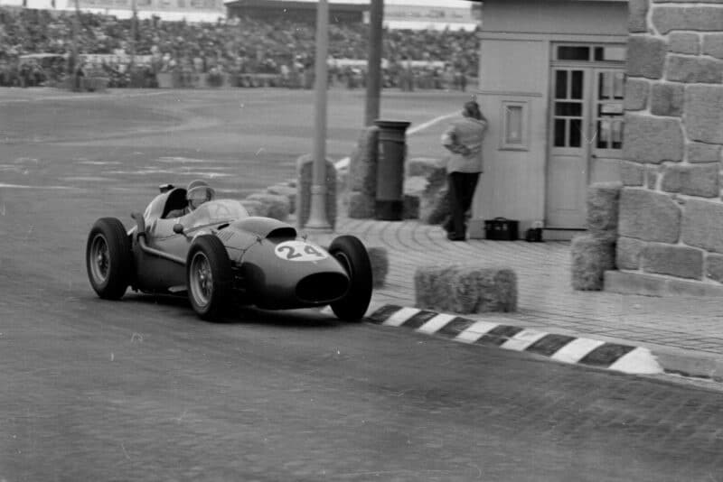 Wolfgang von Trips in his Ferrari Dino 246.