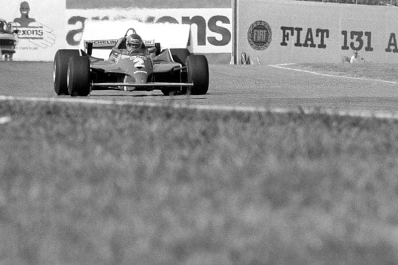 Gilles Villeneuve tested the turbocharged Ferrari 126C on the opening day of practice before reverting to his regular car. He crashed spectacularly on lap 6 of the race but escaped uninjured.