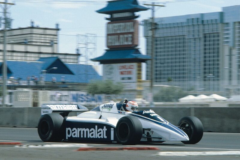 Nelson Piquet in his Brabham BT50-BMW.