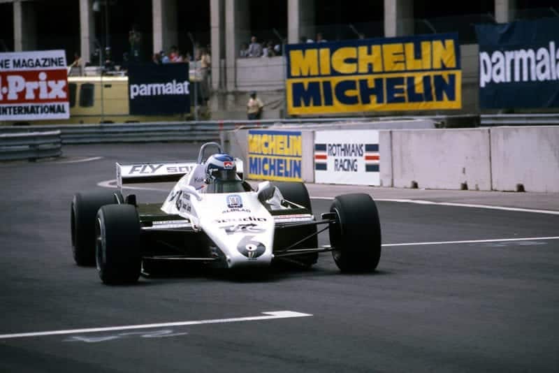 Keke Rosberg who finished 4th in his Williams FW08.