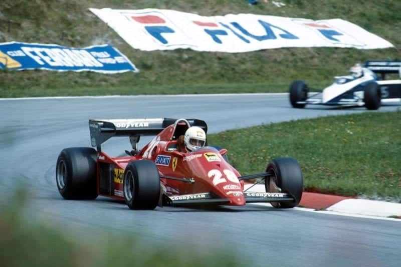 Rene Arnoux in his Ferrari 126C3.