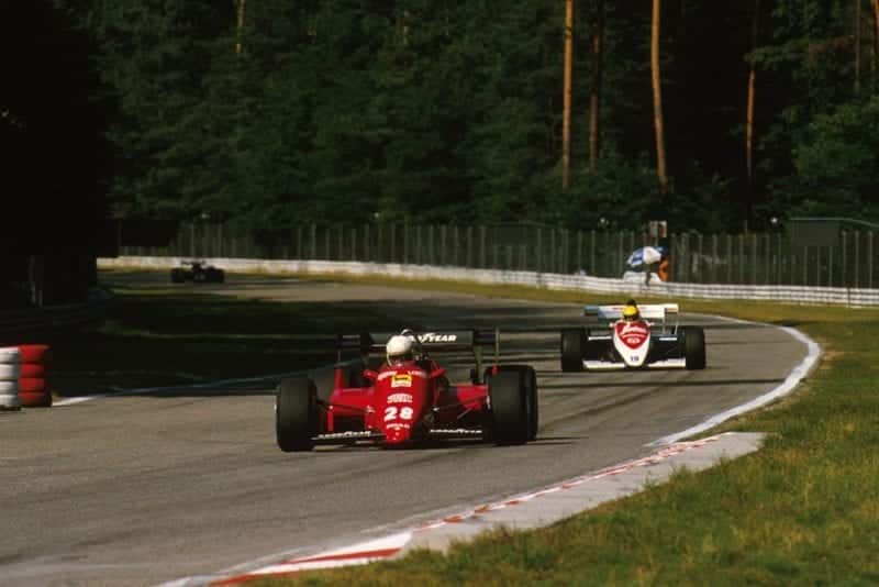 Rene Arnoux driving his Ferrari 126C4.