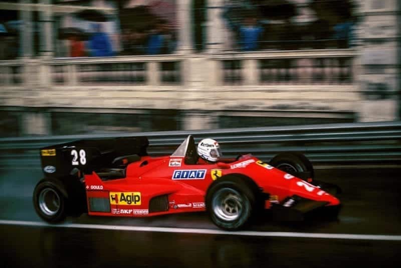 Rene Arnoux in his Ferrari 126C4.