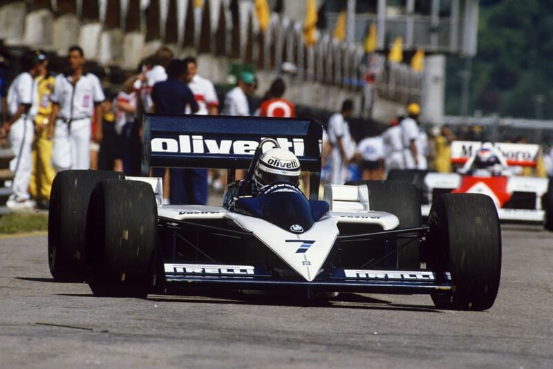 Brabham - BMW BT55 n.7 seventeenth in the Formula 1 1986