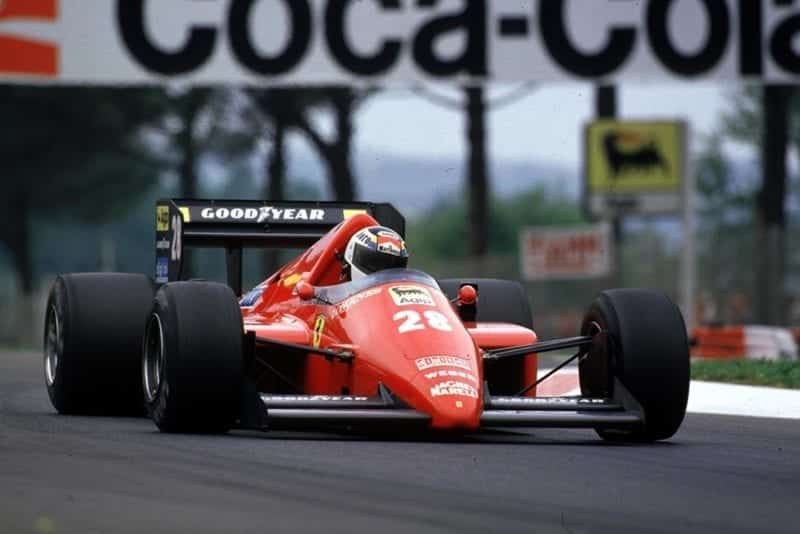 Ferrari driver Stefan Johansson.