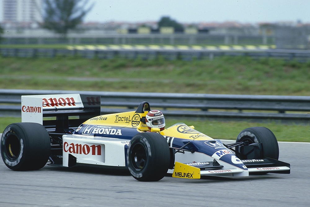 Brabham - BMW BT55 n.7 seventeenth in the Formula 1 1986