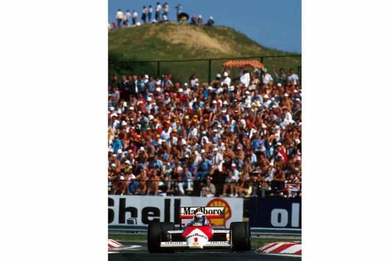 Alain Prost finished 3rd in the McLaren MP4/3.