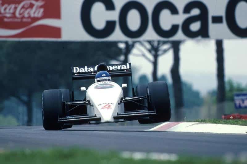 Phillipe Streiff driving his Tyrrell 016.
