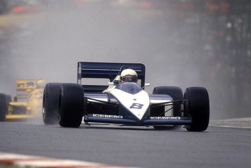 Andrea de Cesaris in his Brabham BT56, finished 3rd.