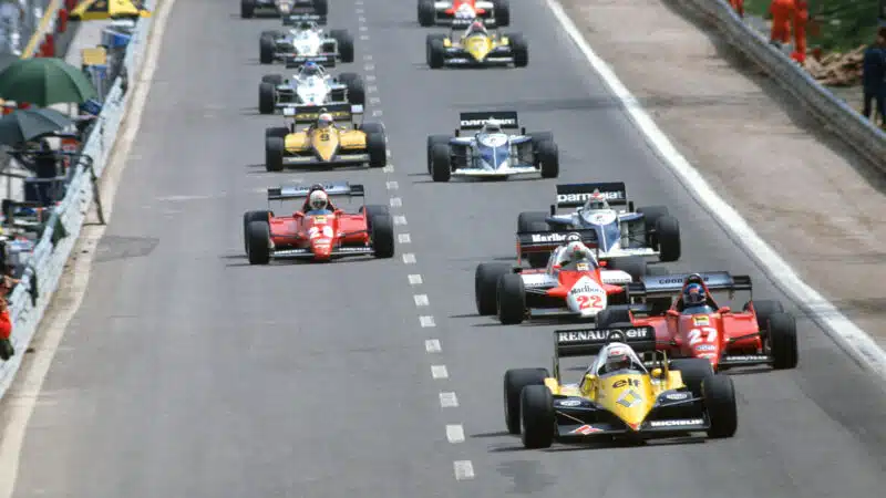 Alain Prost at the 1983 Belgian Grand Prix