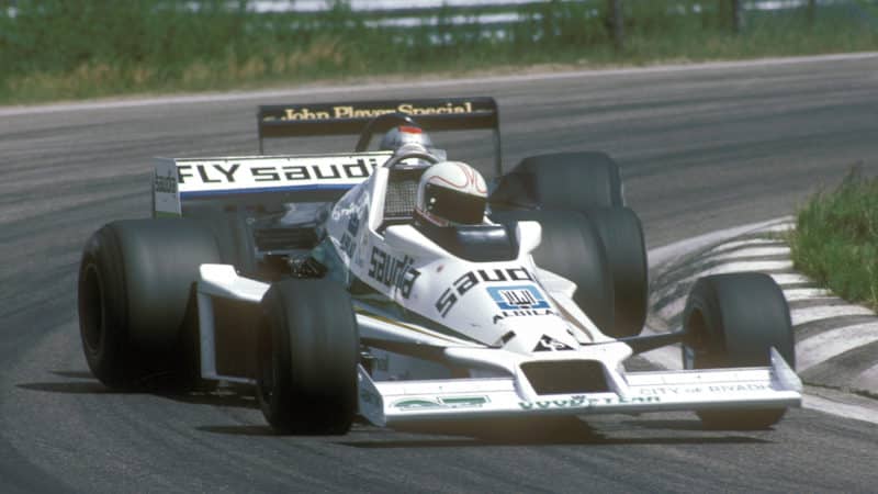 Alan Jones in 1978 Swedish Grand Prix