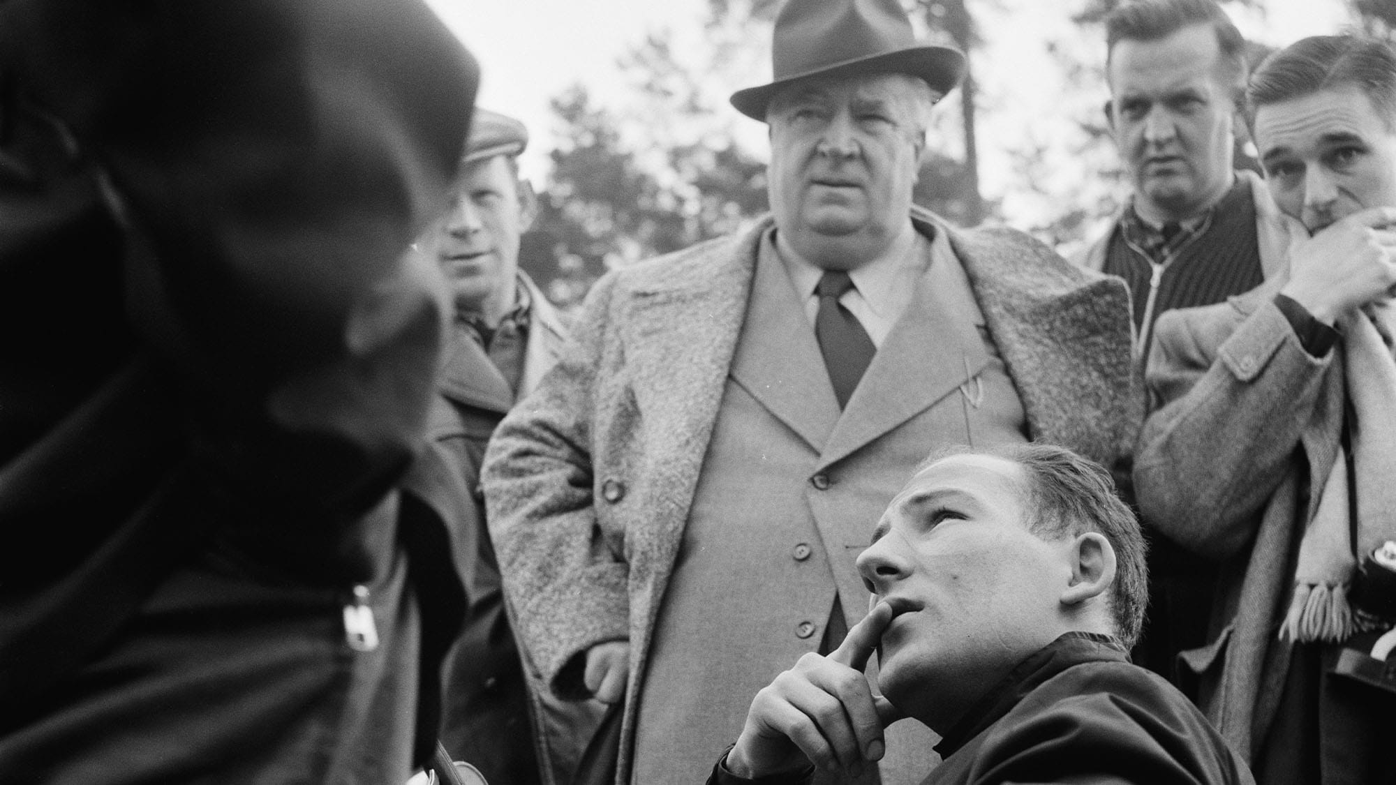 Alfred Neubauer Stirling Moss Mercedes F1 teamboss 1950s