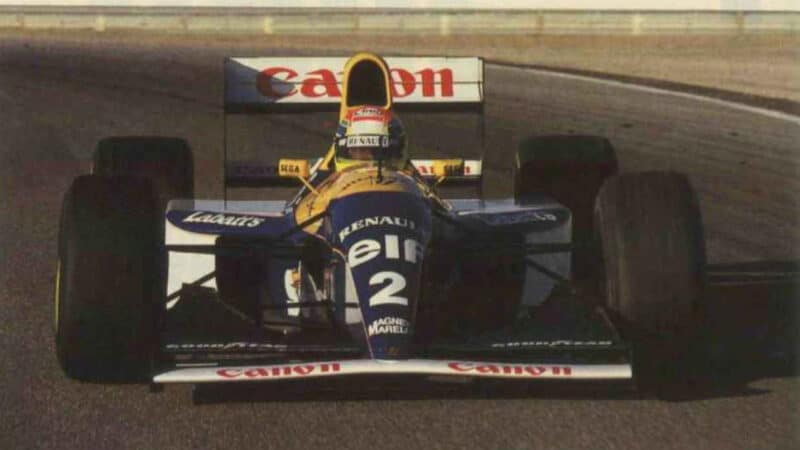 Allard Kalff in Williams FW15C F1 car