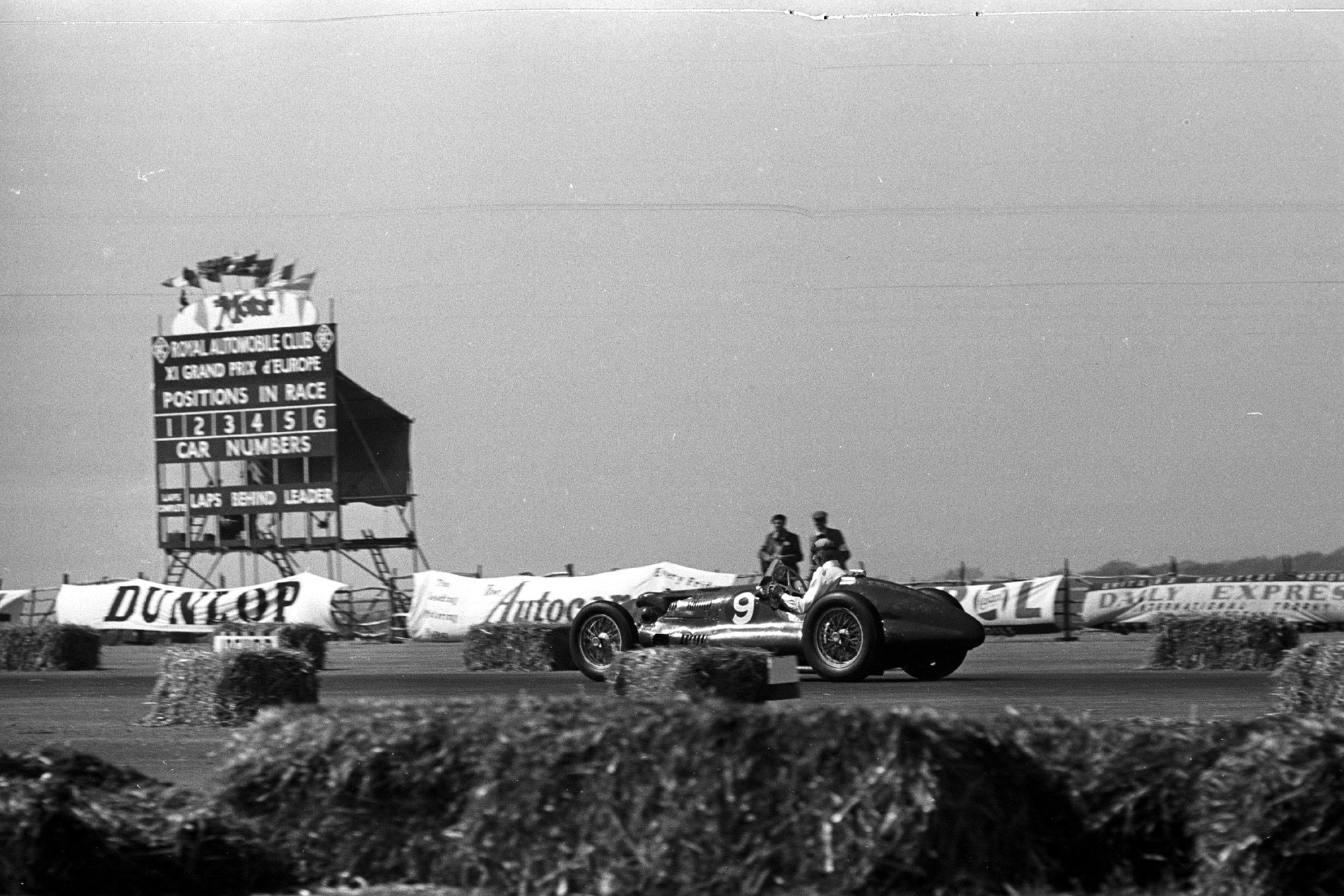 An E-type ERA at the 1950 British Grand Prix at Silverstone