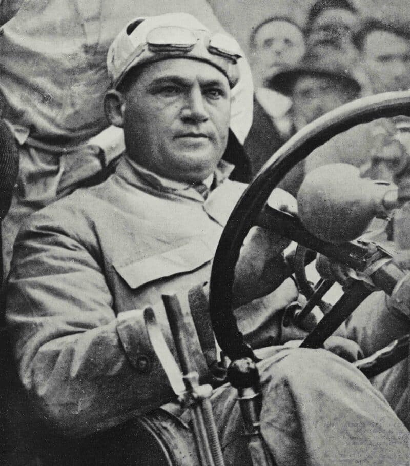 The Italian motor racing champion Antonio Ascari