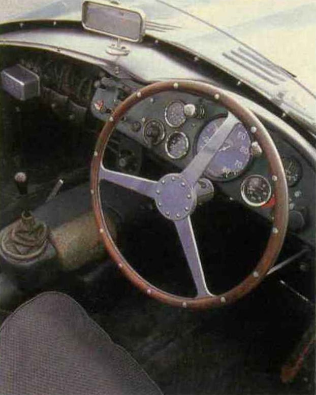 Aston Martin DB3S cockpit