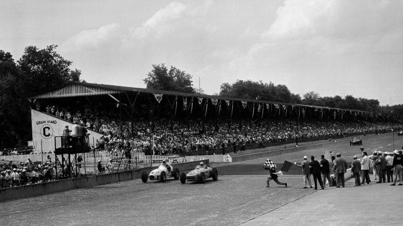 Bill Vukovich winning the 1954 Indianapolis 500