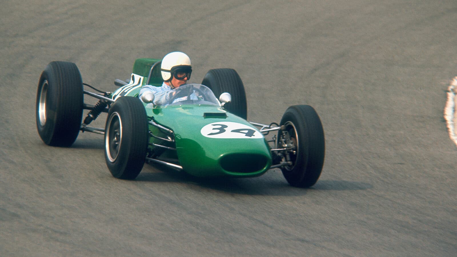 Brabham Climax of Bob Anderson at 1964 Dutch Grand Prix at Zandvoort