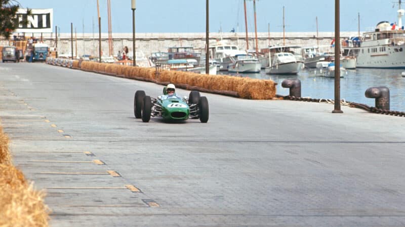 Brabham Climax of Bob Anderson in 1964 Monaco Grand Prix