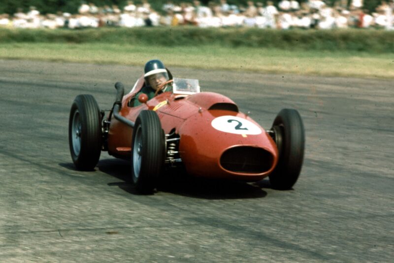 Mike Hawthorn in a Ferrari Dino 246