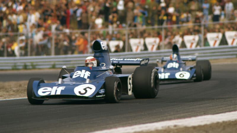 Francois Cevert Jackie Stewart 1973