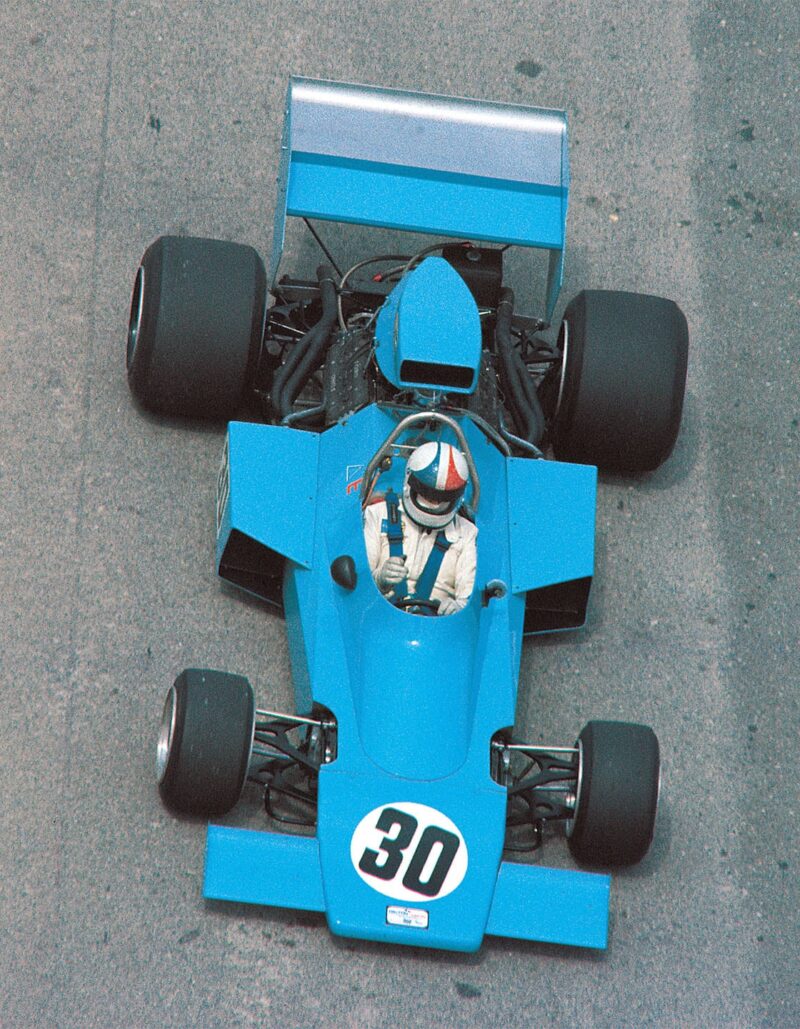 Chris Amon in his Amon AF101 at the 1974 Spanish GP