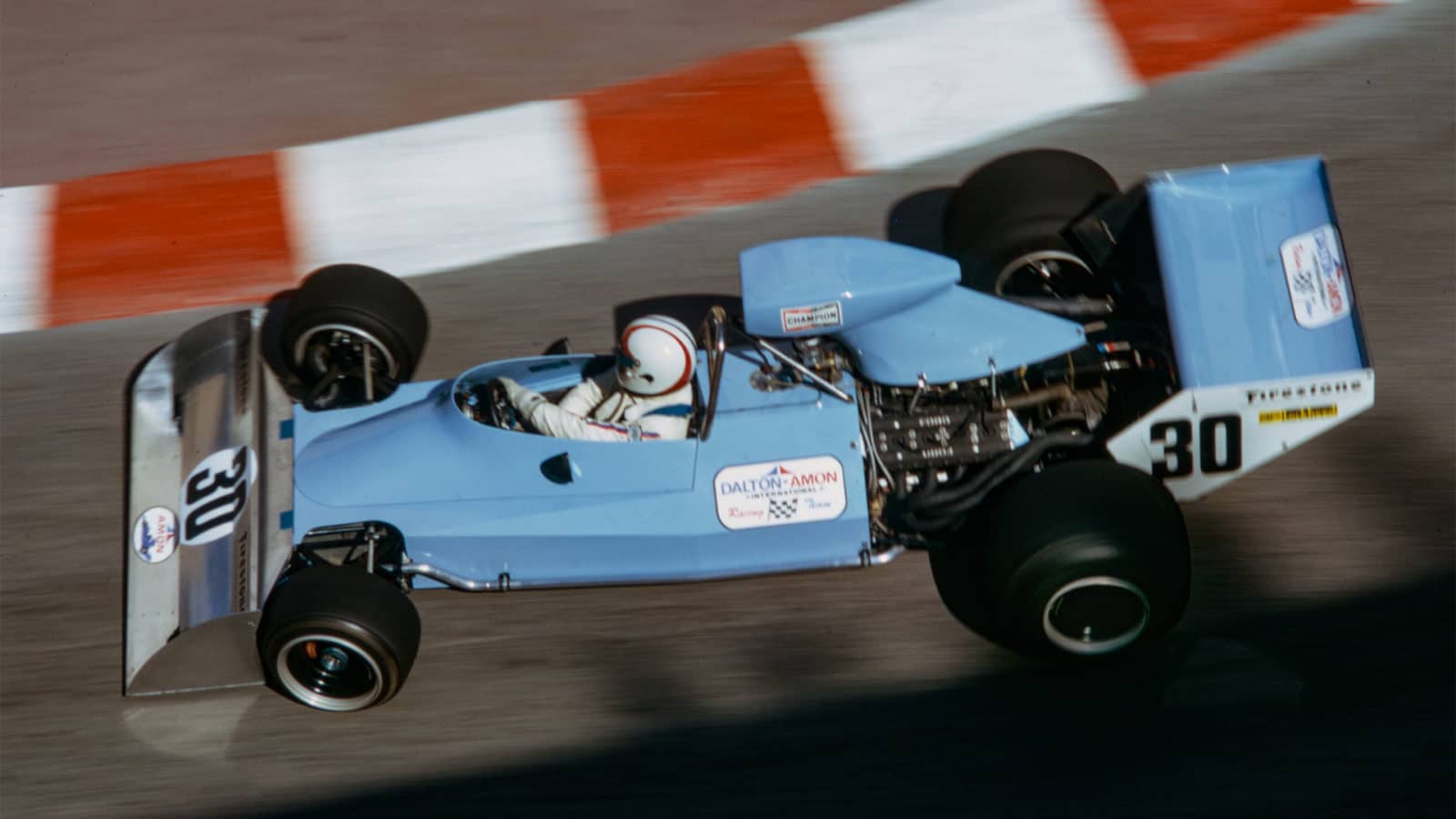 15 Amon Chris (nzl), Chris Amon Racing, Amon-Ford AF101, action during the 1974 Monaco Grand Prix, 6th round of the 1974 Formula One season, on the Monaco Street Circuit, from May 23 to 26, 1974 in Monaco - Photo DPPI