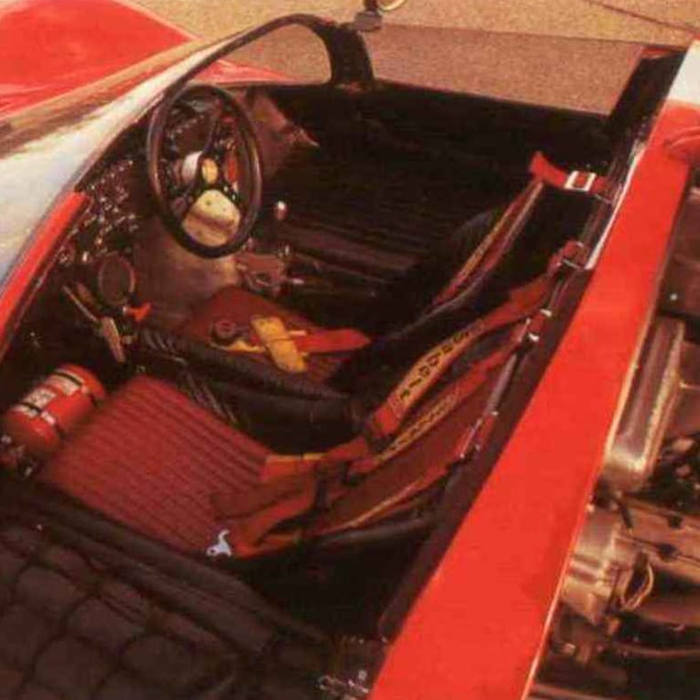 Cockpit of Ferrari P3-4