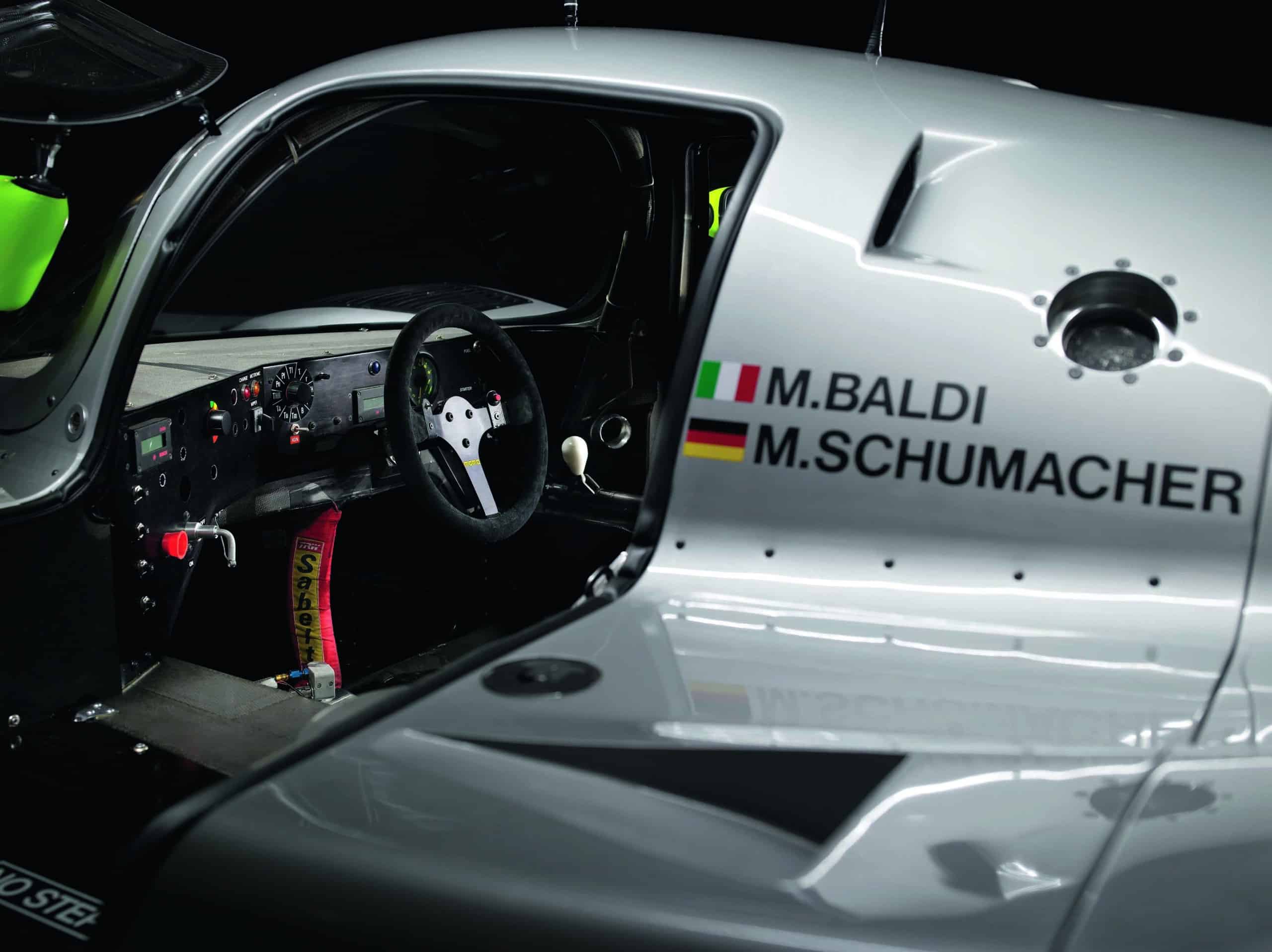 Cockpit of Mercedes Sauber C11