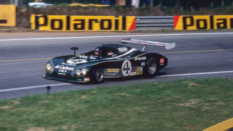 Craft and de Cadenet Lola at Le Mans in 1975