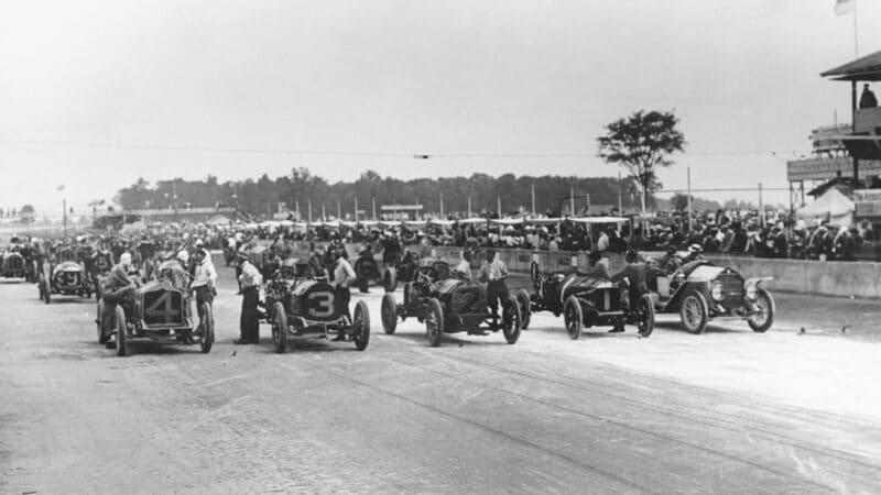 David Bruce-Brown starting grid 1911 Indianapolis 500