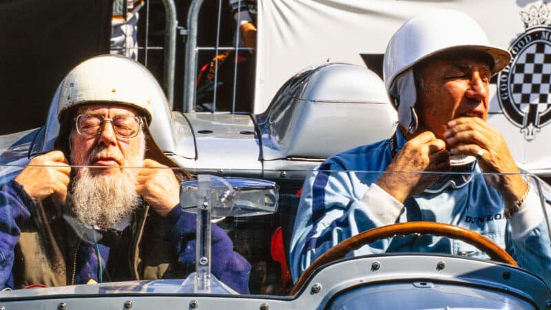 Denis Jenkinson Stirling Moss Goodwood 1995