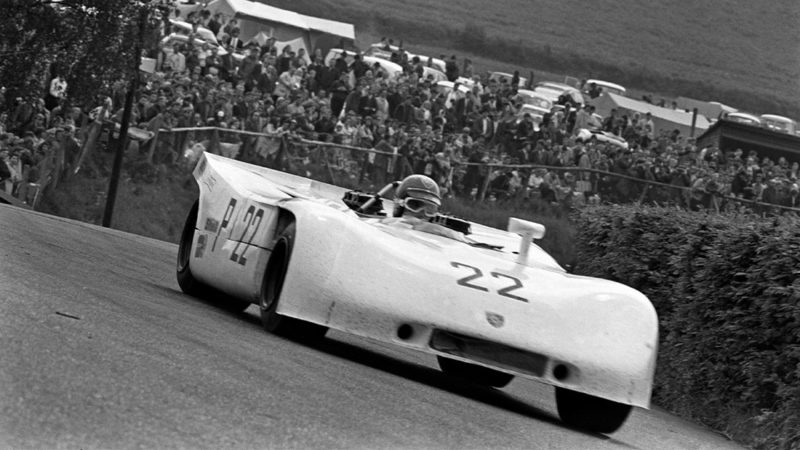 Vic Elford-Kurt Ehrens won in a Porsche 908 in the Nurburgring 1000 kms race Germany, 31 May 1970. (Photo by: GP Library/Universal Images Group via Getty Images)