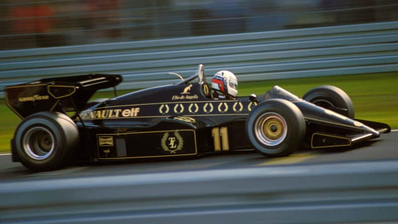 Elio de Angelis Lotus 1984 1984 European Grand Prix at the Nurburgring