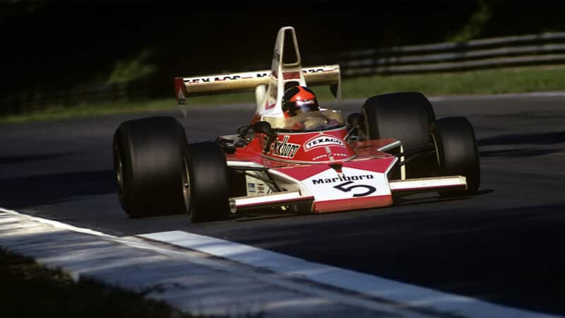 Emerson Fittipaldi McLaren 1974 Italian GP