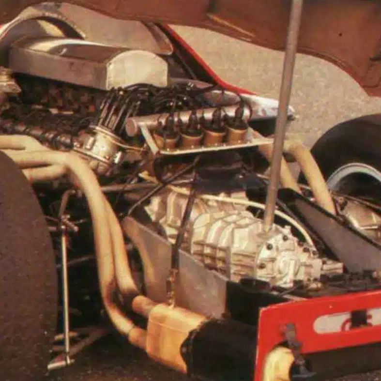 Engine of Ferrari P3-4