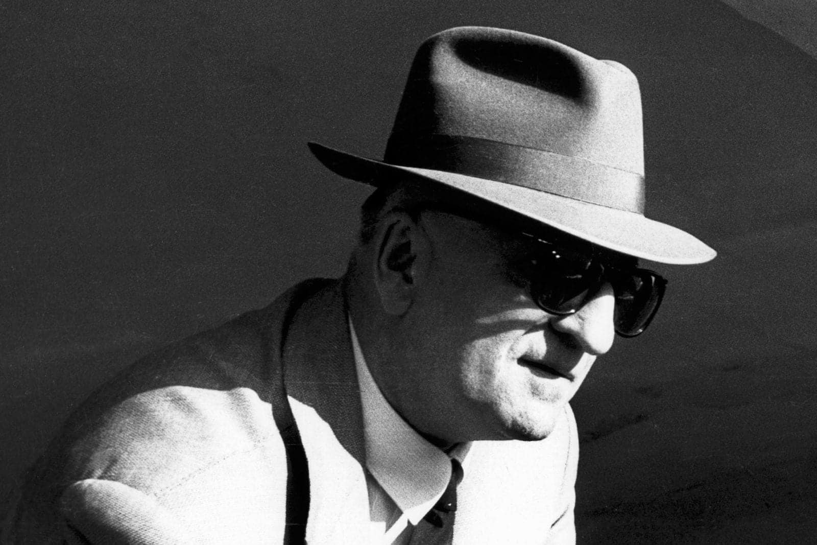 Enzo Ferrari, Grand Prix of Italy, Autodromo Nazionale Monza, 02 September 1956. (Photo by Bernard Cahier/Getty Images)