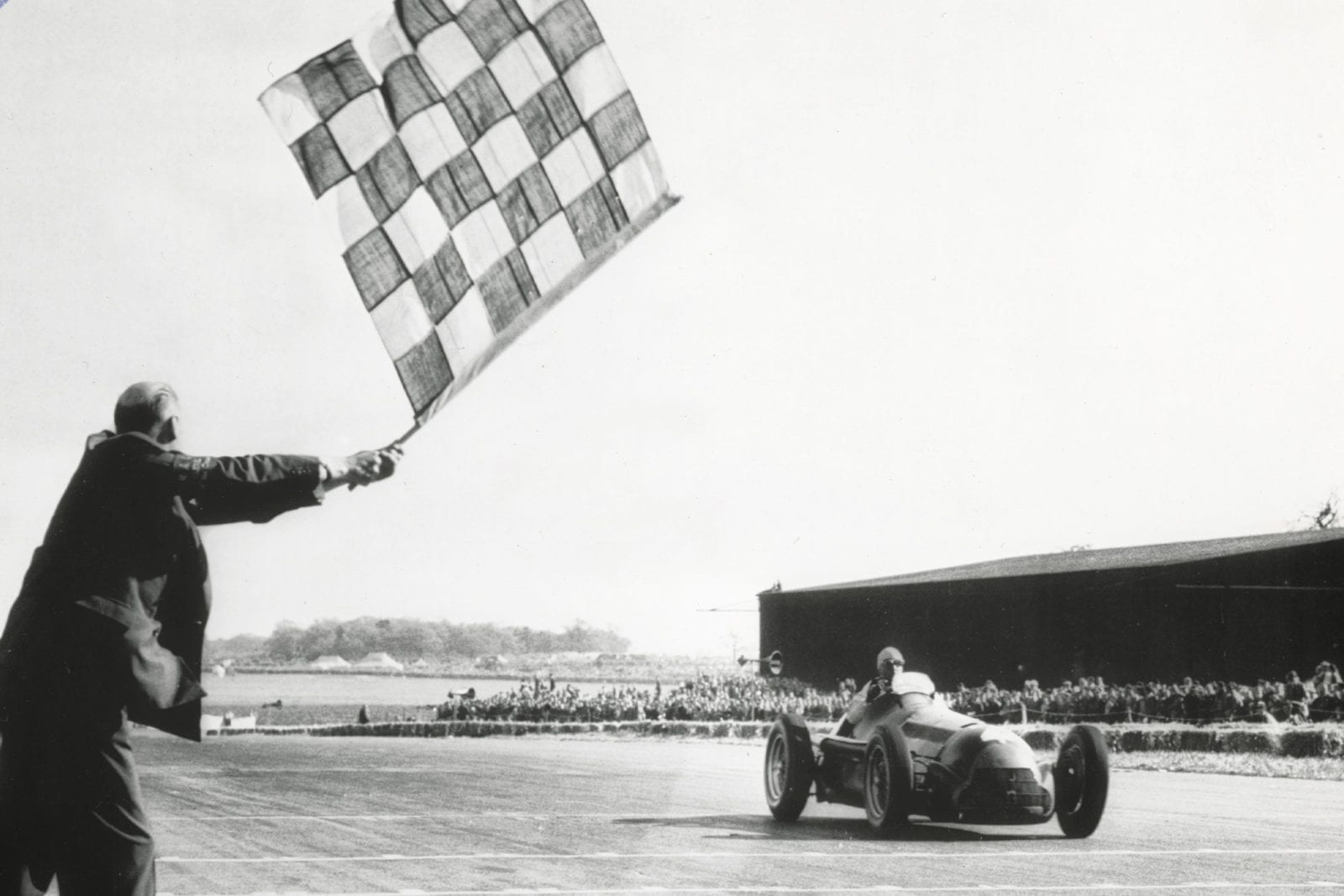 Farina wins the 1950 British Grand Prix at Silverstone