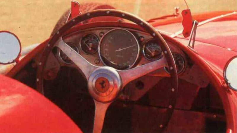 Ferrari 555 cockpit