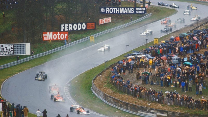 First lap of the 1974 Race of Champions