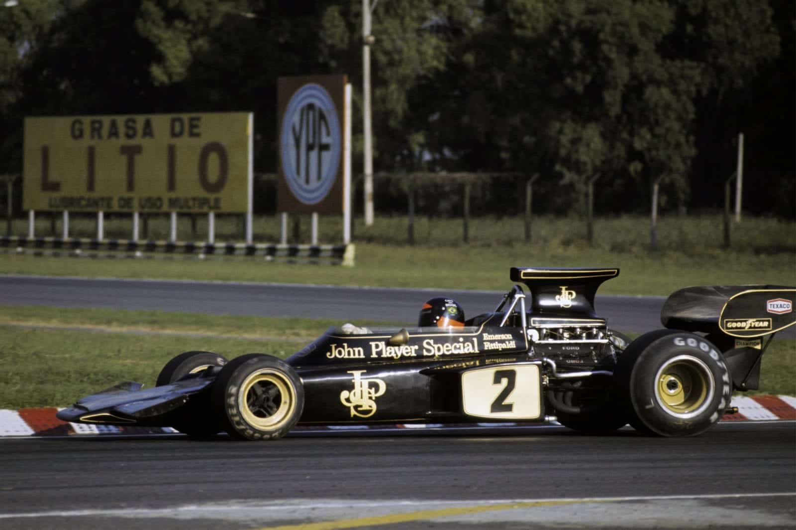 Emerson Fittipaldi, Lotus 72D Ford.