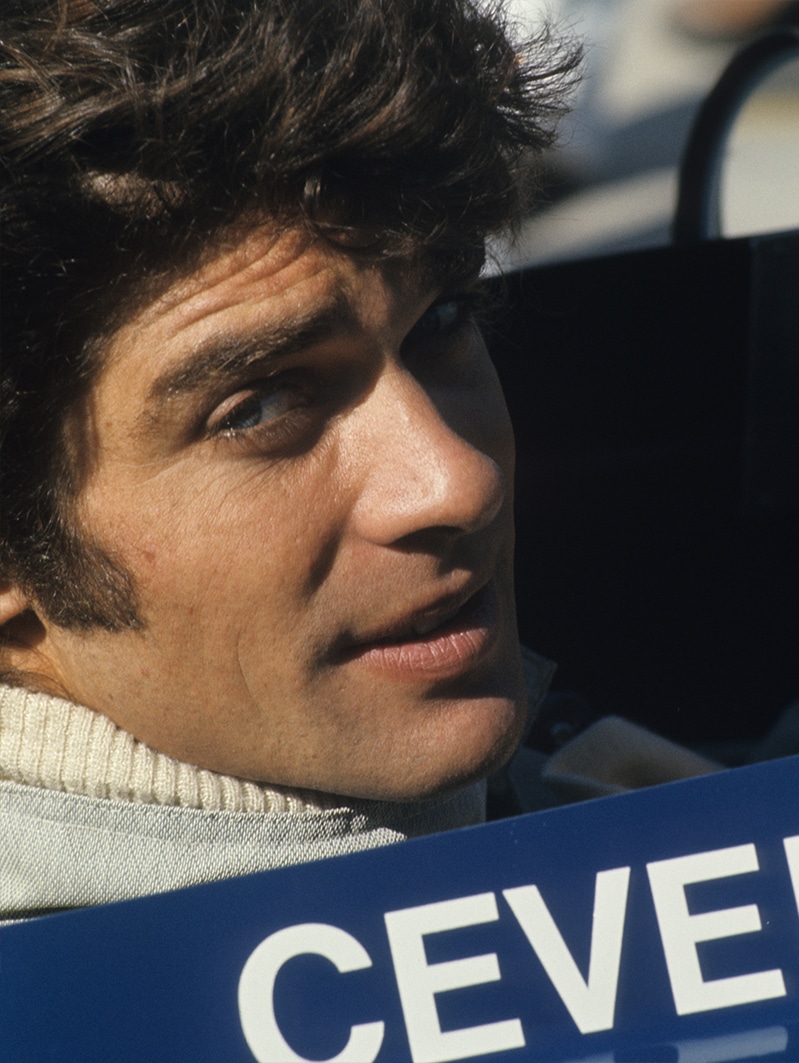 Francois Cevert ahead of qualifying for 1973 US Grand Prix at Watkins Glen