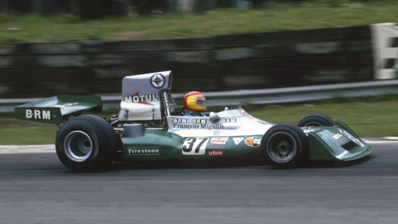 Francois Mignault BRM 1974 British Grand Prix in Brands Hatch
