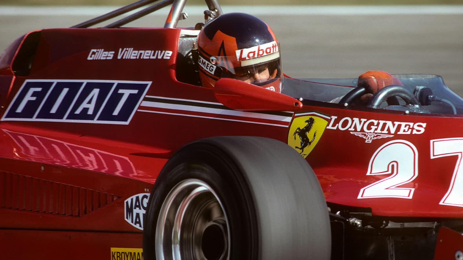 Gilles Villeneuve Ferrari 1981 Dutch GP