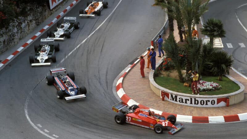 Gilles Villeneuve Ferrari 1981 Monaco GP