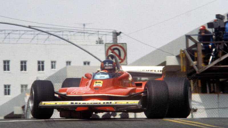 Gilles Villeneuve Ferrari US GP West Long Beach 1979