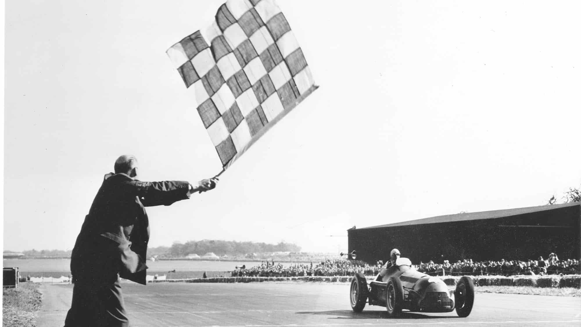 Giuseppe Farina 1950 British GP Alfa Romeo